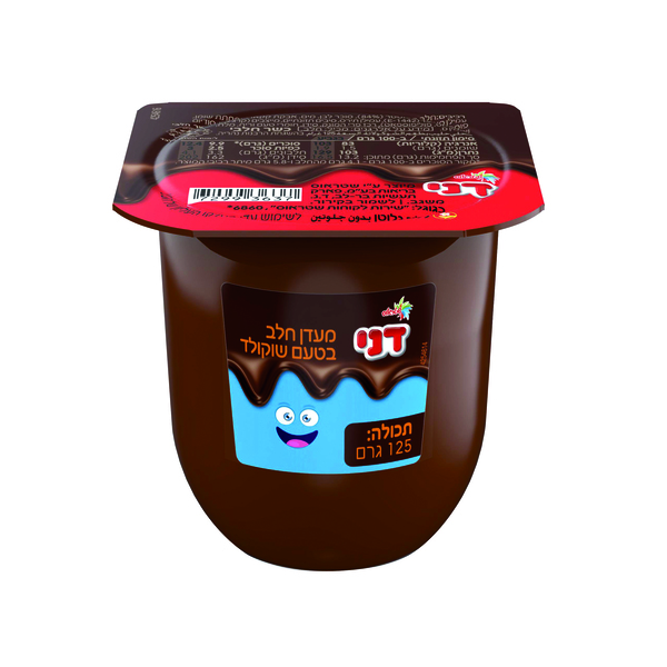מעדן חלב בטעם שוקולד 125 ג' דני