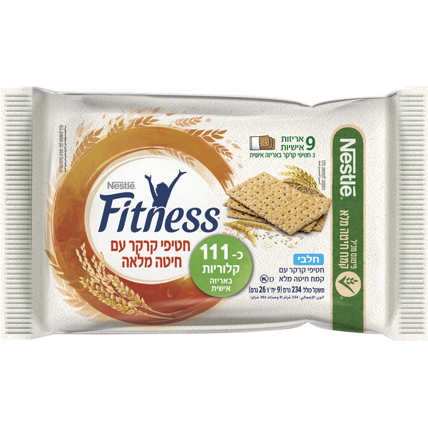 חטיפי קרקר פיטנס Fitness עם חיטה מלאה