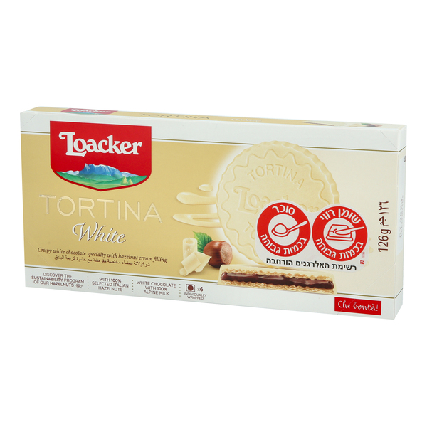 מארז וופל שוקולד טורטינה Tortina שוקולד לבן