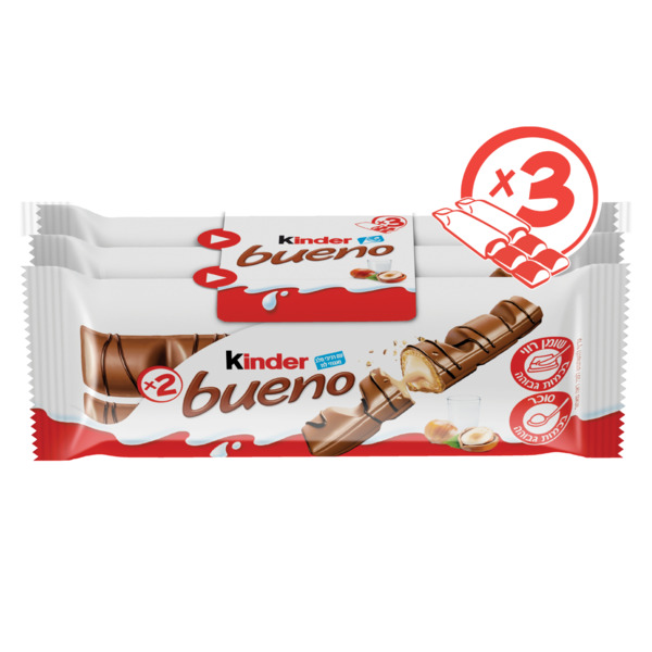 מארז קינדר בואנו Kinder Bueno שלוש יחידות