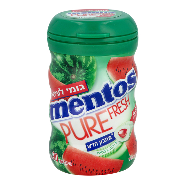 מנטוס ביג בבקבוק מעוגל בטעם אבטיח 90 גר