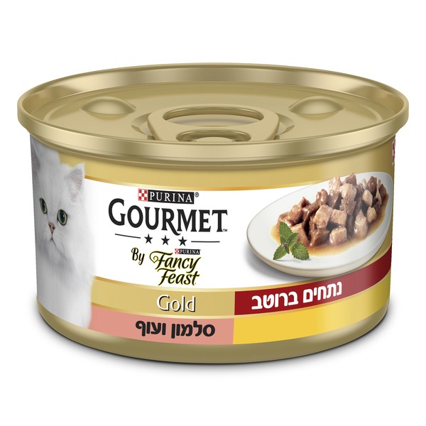 גורמה פנסי פיסט פטה נתחי סלמון ועוף 85גר - מידע תזונתי