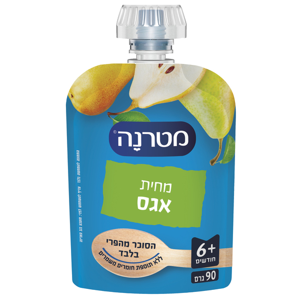 מטרנה - מחית אגס פאוץ 90 גרם
