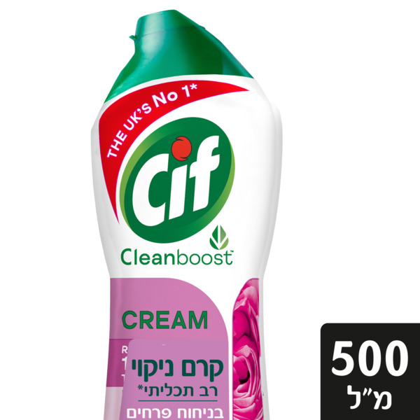 קרם ניקוי סיף בניחוח פרחים 500 מ"ל