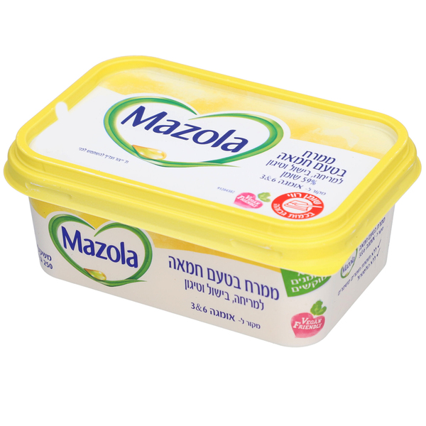 מרגרינה בטעם חמאה מזולה 250 גרם