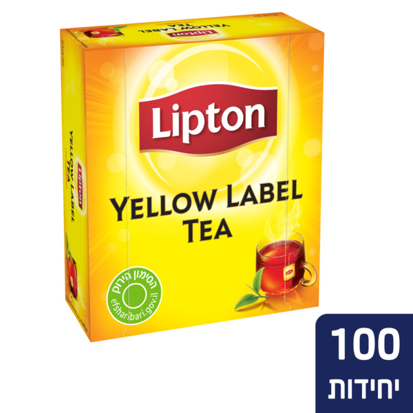 תה ליפטון יילו לייבל 1.5 גר' 100 יחידות