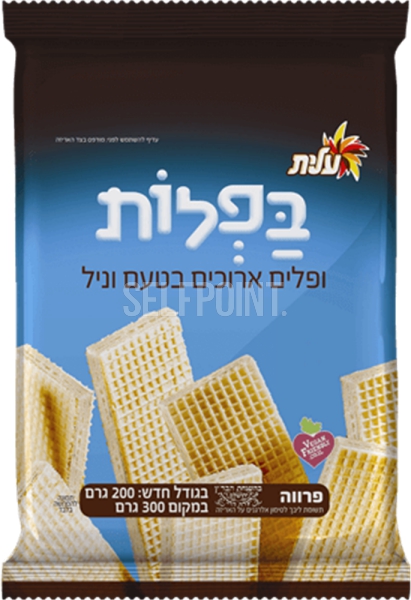 ופלים ארוכים בטעם וניל
