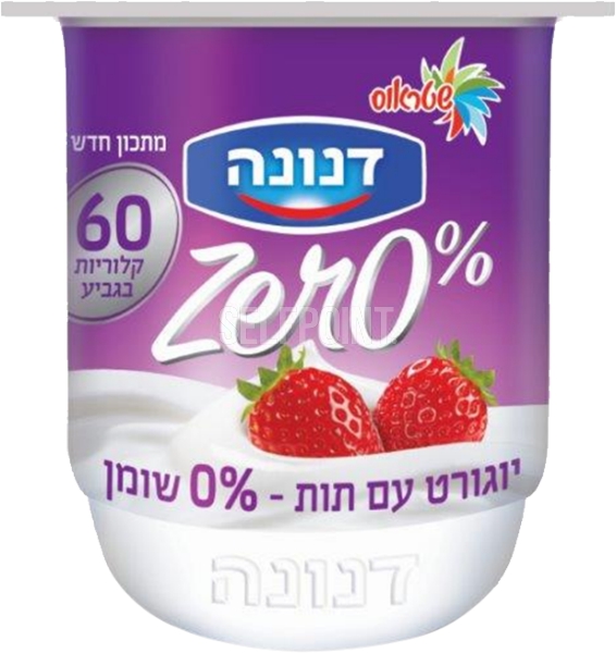 יוגורט עם תות 0%