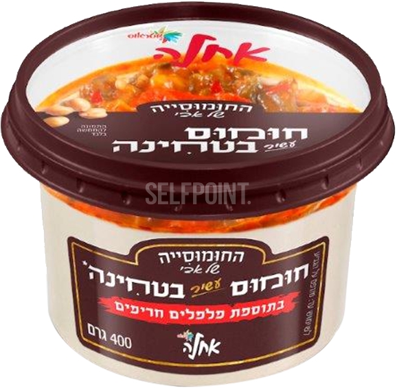 חומוס עשיר בטחינה בתוספת פלפלים חריפים החומוסייה של אבי