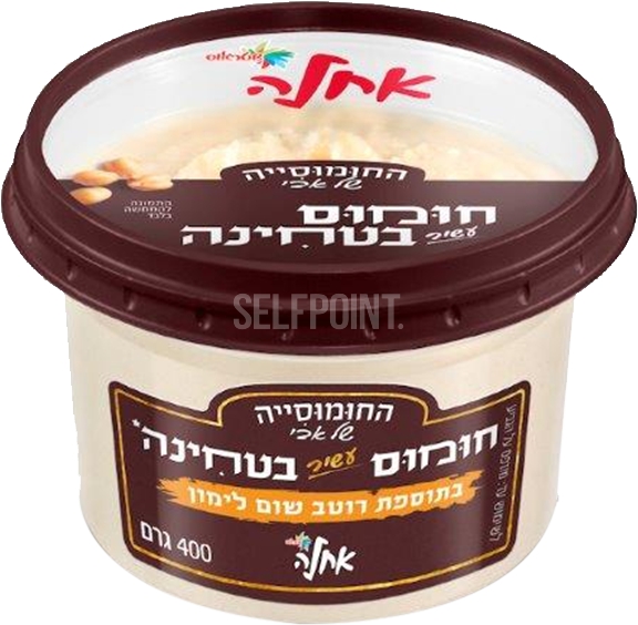 חומוס עשיר בטחינה בתוספת רוטב שום לימון החומוסייה של אבי