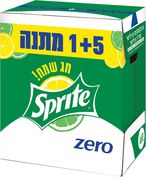 ספרייט זירו 6 יחידות