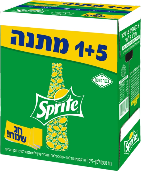 ספרייט 6 יחידות