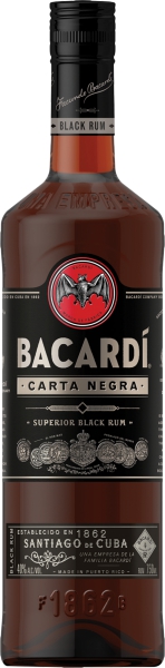 רום בקרדי קרטה נגרה750מל