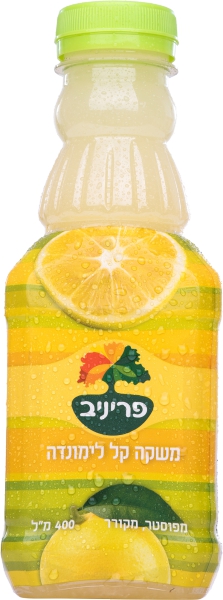 מיץ טבעי לימונדה 400 מל פריניב