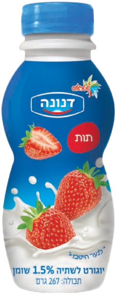 יוגורט לשתיה בטעם תות 1.5%
