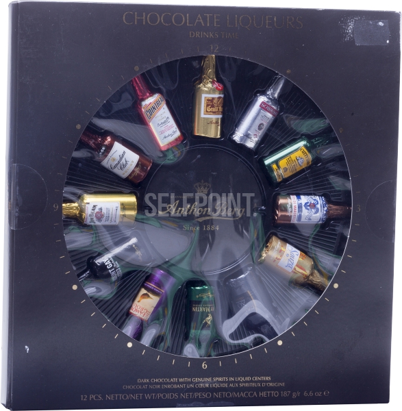 אנטון ברגבקבוקי שוקולד במילוי ליקרים 187