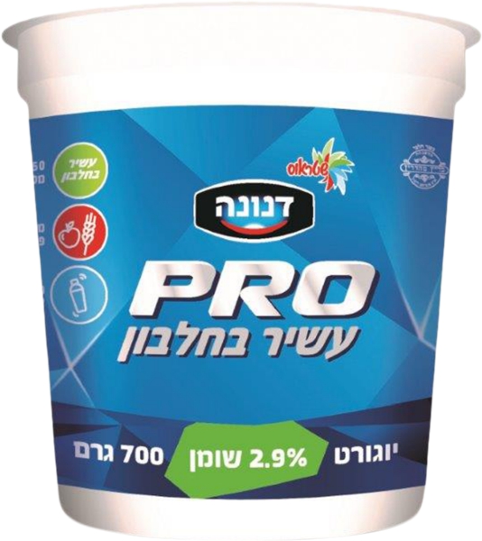 דנונה פרו יוגורט עשיר בחלבון 2.9%