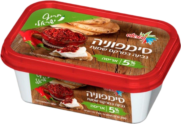 סימפוניה גבינה במרקם שמנת אריסה 5%