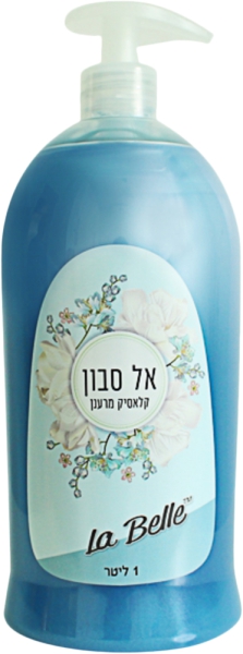 אל סבון קלאסיק מרענן כחול ליטר LA BELLE