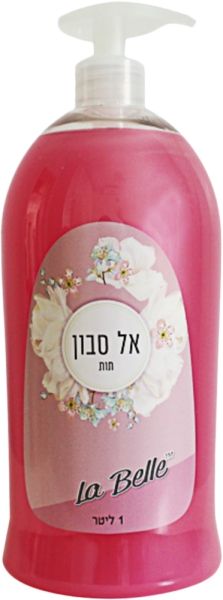 אל סבון תות ורוד 1 ליטר LA BELLE