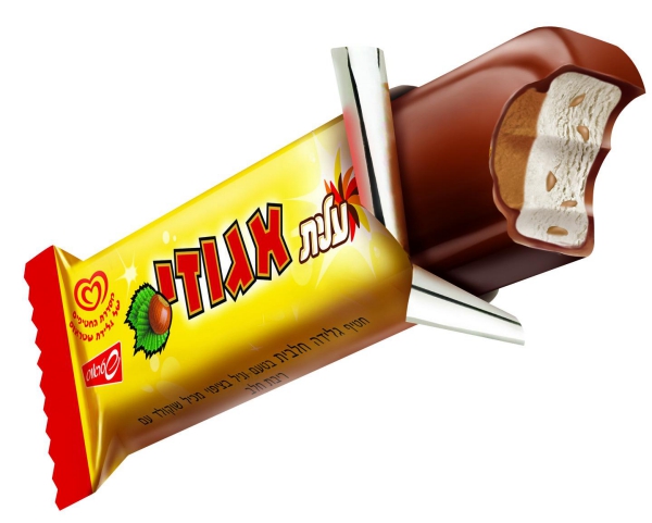 אגוזי חטיף גלידה