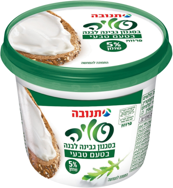ממרח סויה בסגנון גבינה בטעם טבעי 5%