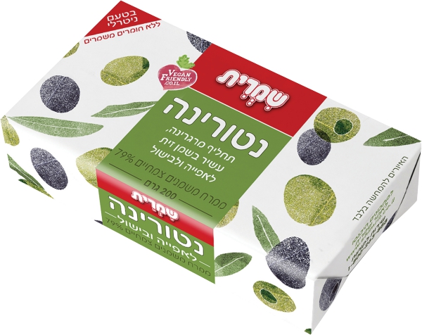 נטורינה תחליף מרגרינה עשיר בשמן זית לאפיה ובישול