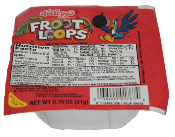 Froot Loops Cup Cereal | Wesley Kosher