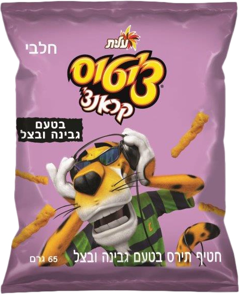חטיף תירס ציטוס קראנצ' בטעם גבינה ובצל