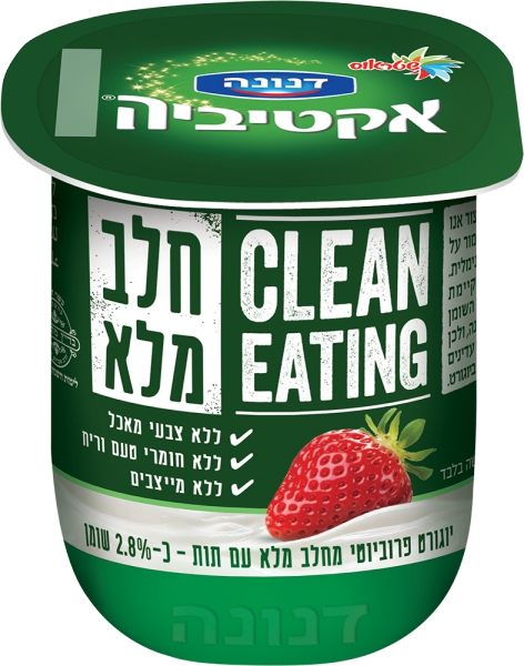 יוגורט פרוביוטי בטעם תות 3% שומן