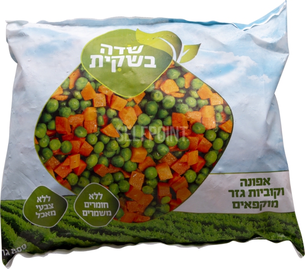 אפונה וגזר 800 גרם