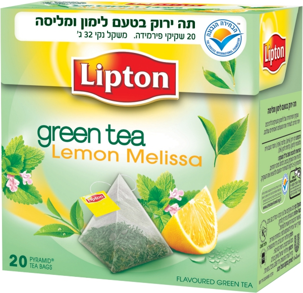 תה ירוק לימון ומליסה
