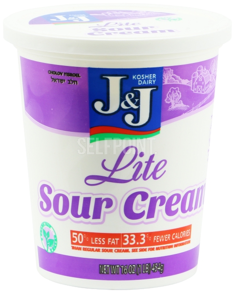 J&J Lite Sour Cream 16 oz