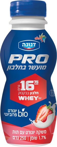 פרו משקה יוגורט עם תות 1.7%