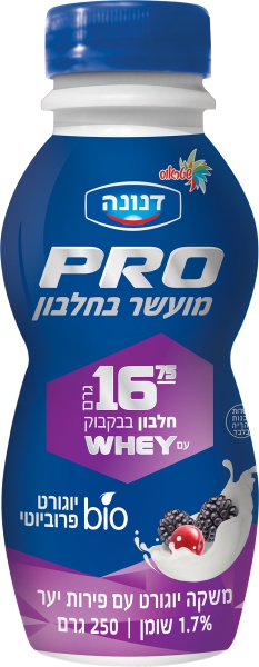 פרו משקה יוגורט עם פירות יער 1.7%