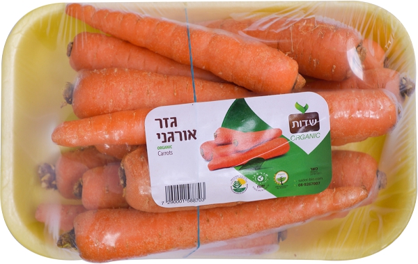 גזר אורגני ארוז