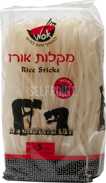 מקלוני אורז 5 מ`מ 40 - מידע תזונתי