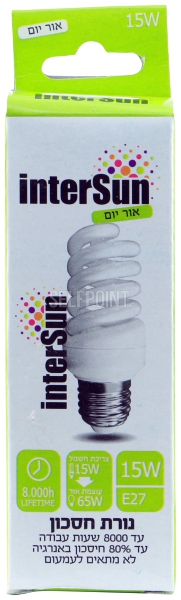 נורת חסכון 15 וואט