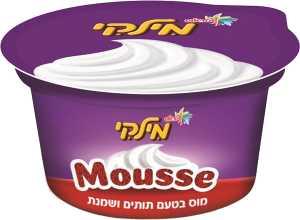 מילקי מוס בטעם תותים ושמנת