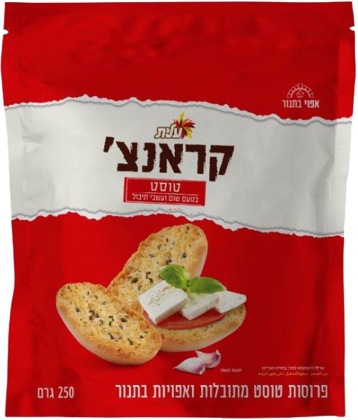 קראנצ' טוסט בטעם שום ועשבי תיבול
