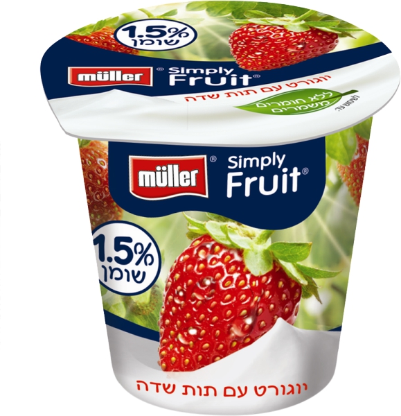 סימפלי פרוט יוגורט תות 1.5%