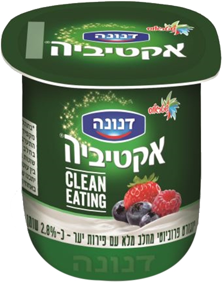 יוגורט פרוביוטי מחלב מלא עם פירות יער 2.8%
