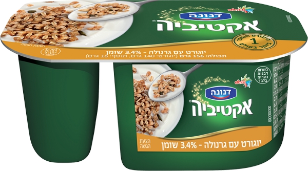 יוגורט עם גרנולה 3.4%