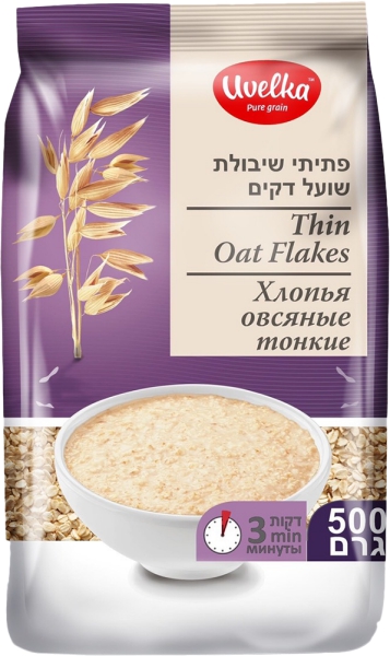 פתיתי שיבולת שועל דקים