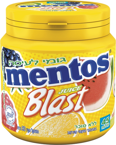 מסטיק בטעמי פירות