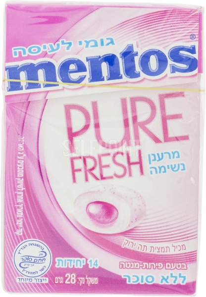 מסטיק בטעם פירות מנטה