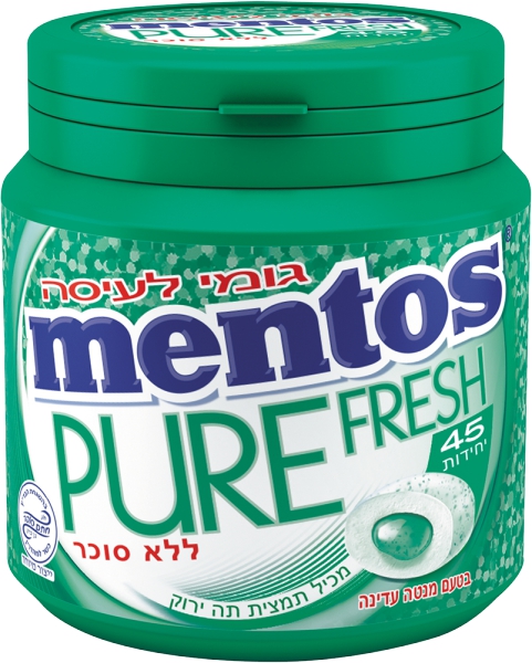 מסטיק בטעם מנטה עדינה