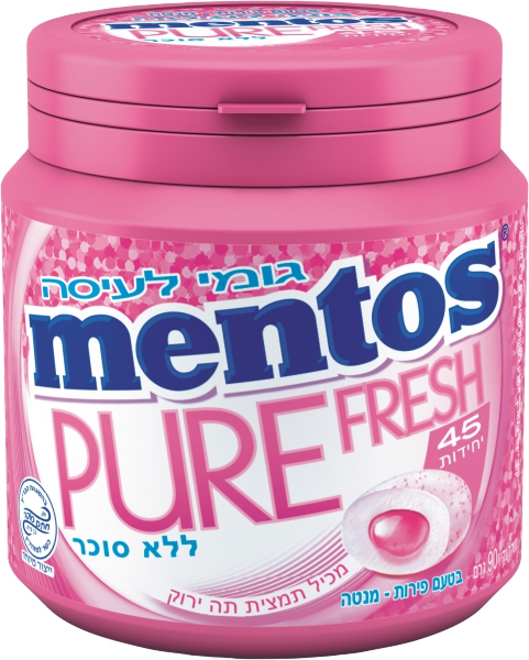 מסטיק בטעם פירות מנטה