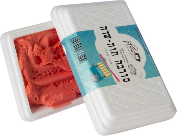 גלידת סורבה תות שדה