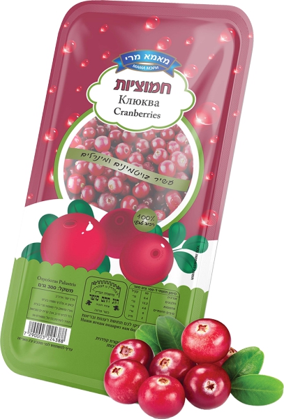 חמוציות קפוא 300 גרם